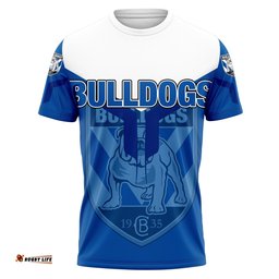 canterbury bankstown bulldogs t shirt drinking style nrl