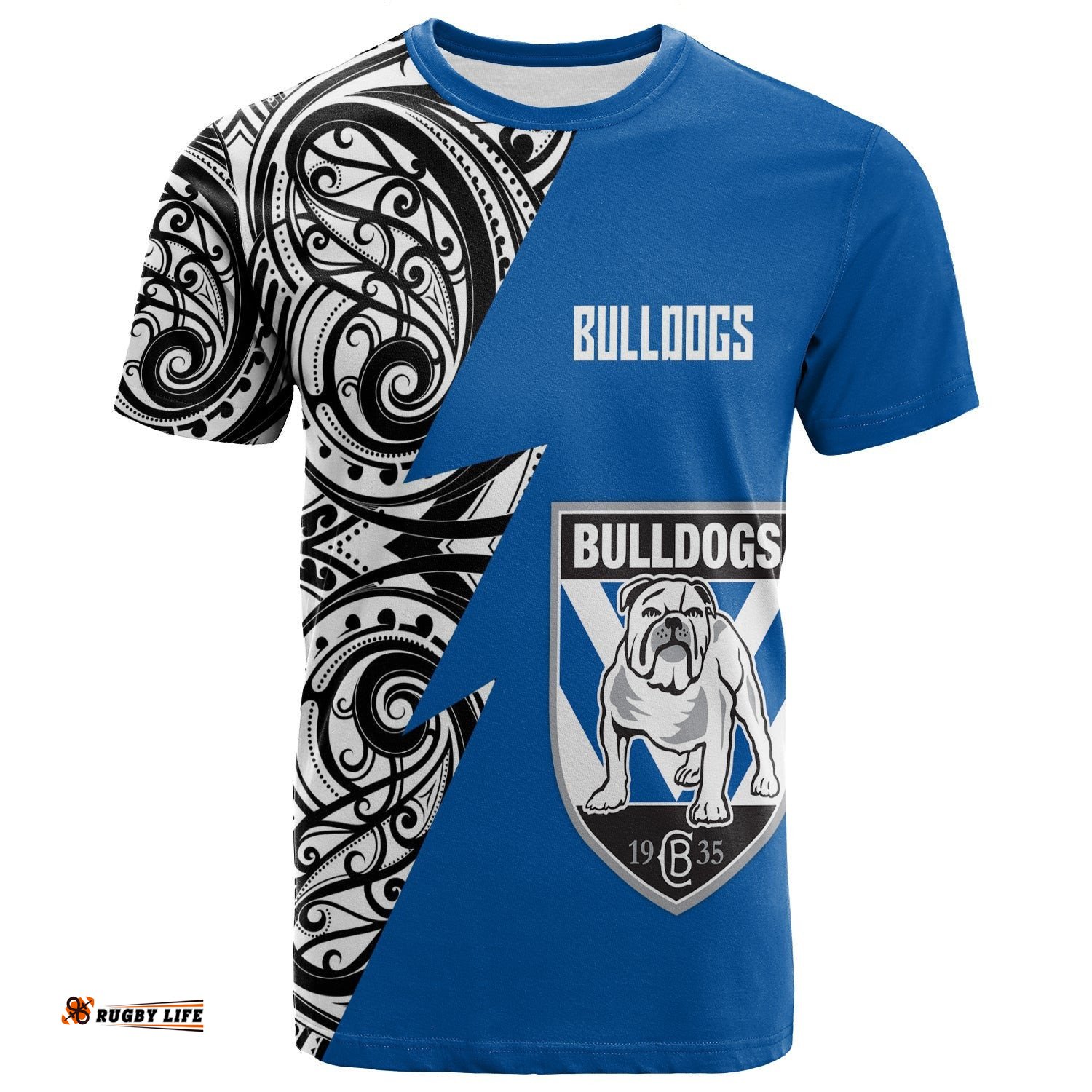 canterbury bankstown bulldogs t shirt maori original nrl