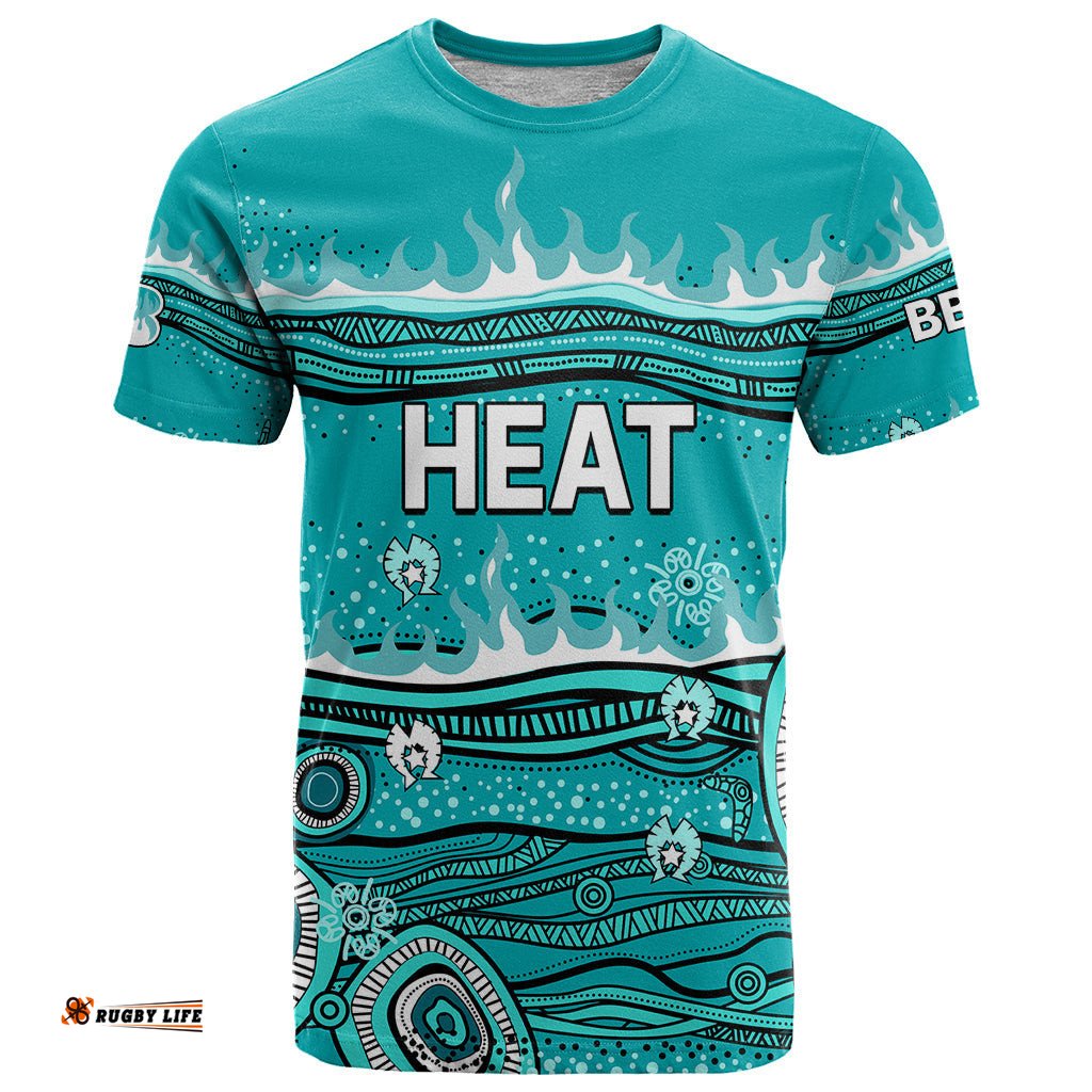 australia heat cricket t shirt indigenous 2023