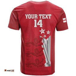 custom england cricket t shirt 3rd champions world cup proud