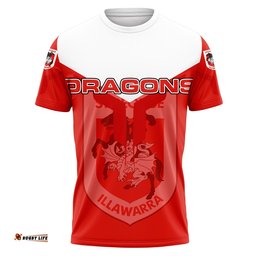 st george illawarra dragons t shirt drinking style nrl 0