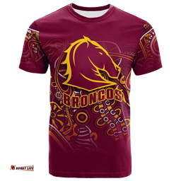 brisbane broncos rugby indigenous t shirt