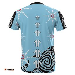 sharks t shirt sky blue
