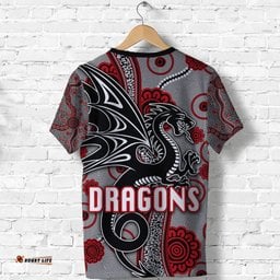 custom personalised st. george dragons t shirt unique indigenous