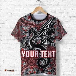 custom personalised st. george dragons t shirt unique indigenous