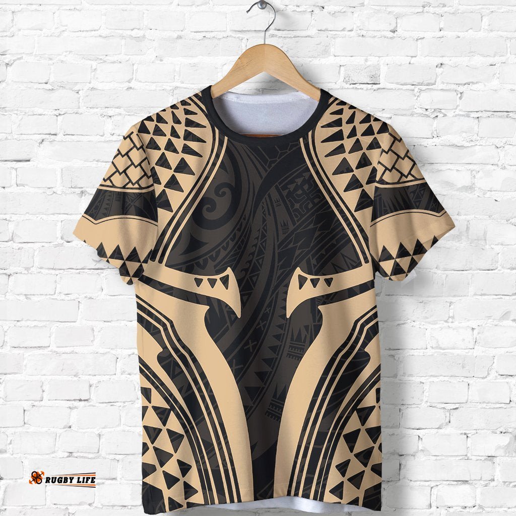 new zealand t shirt full torso aqua goldAmazing Aussie