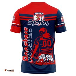 sydney roosters t shirt personalized pentagon style nrl 0