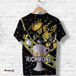 custom personalised richmond premier t shirt tigers dotted