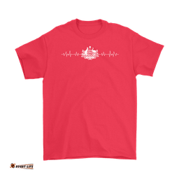 t shirt australian coat of arms t shirt heartbeat unisex