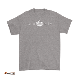 t shirt australian coat of arms t shirt heartbeat unisex