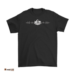 t shirt australian coat of arms t shirt heartbeat unisex