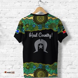 naidoc heal country t shirt jacket map australia