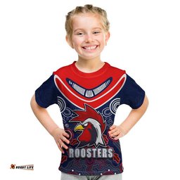 custom personalised sydney roosters boomerang aboriginal t shirt