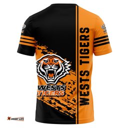 wests tigers t shirt quarter style nrl 0