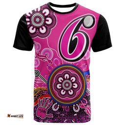 sydney sixers t shirt cricket indigenous aboriginal lizard version