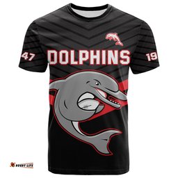 custom text and number dolphins rugby t shirt sporty style ver03