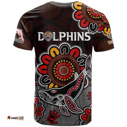 nrl wests tigers combine dolphins rugby t shirt aboriginal vibe