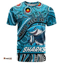 custom australia naidoc week 2024 t shirt sharks mascot keep the fire burning dt02