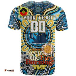 custom naidoc week 2024 titans t shirt mascot rugby dt02