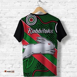 rabbitohs indigenous t shirt version 02 brave