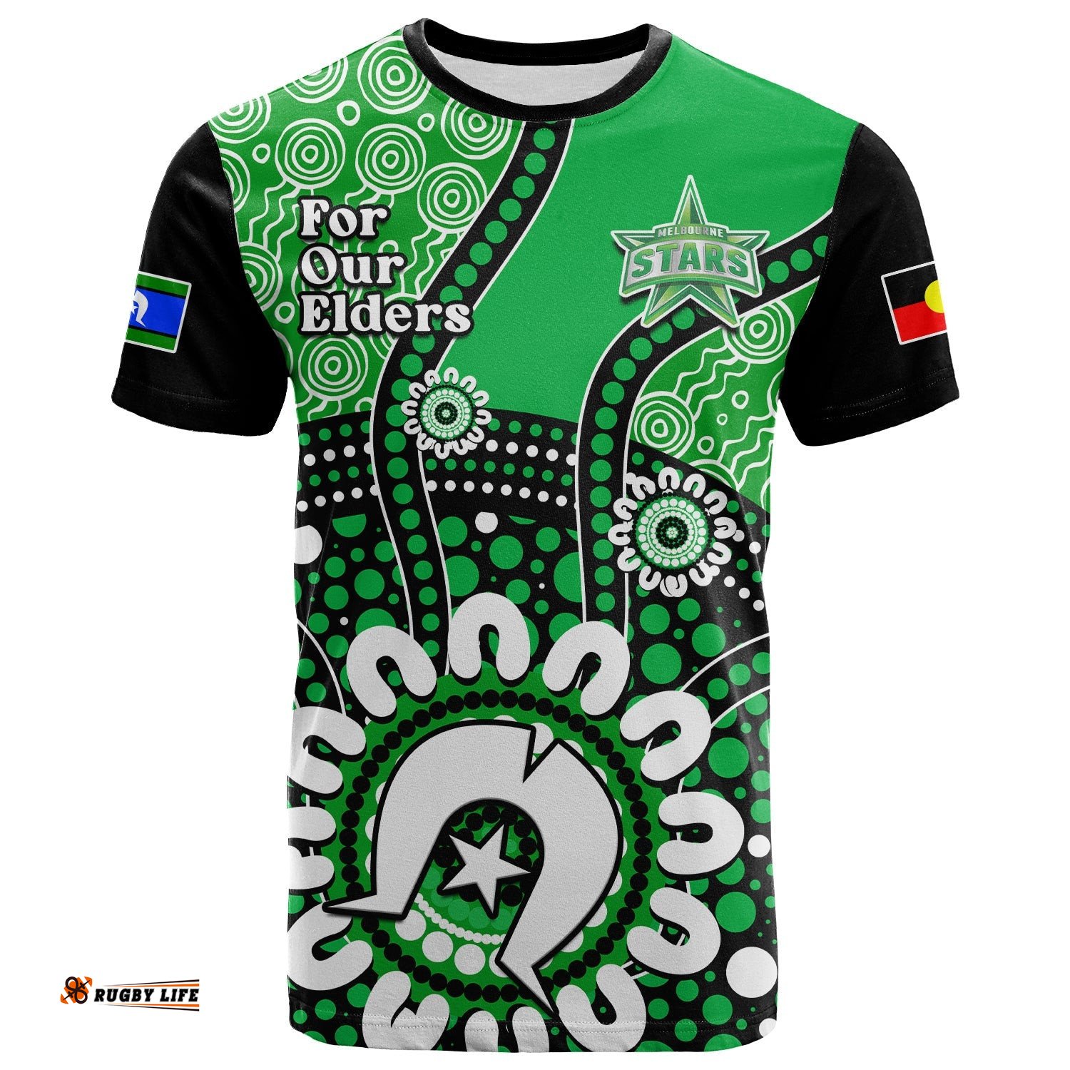 custom text and number melbourne stars naidoc t shirt indigenous for our elders
