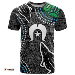 torest trait islands mix crocodine aboriginal pattern t shirt ts04
