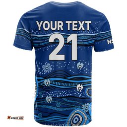 custom text and number nsw blues rugby t shirt aboriginal indigenous