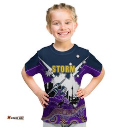 custom personalised storm rugby t shirt australia day style
