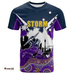 custom personalised storm rugby t shirt australia day style