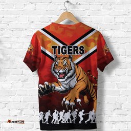 wests t shirt tigers anzac vibes