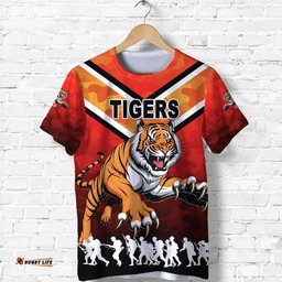 wests t shirt tigers anzac vibes