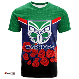 new zealand warriors anzac day indigenous art t shirt