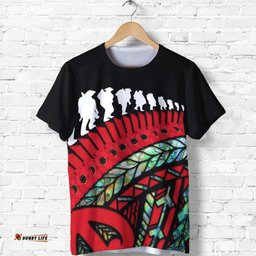 new zealand anzac shirt lest we forget paua shell poppies soldiers t shirtAmazing Aussie