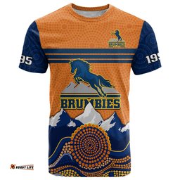 brumbies rugby 1995 super indigenous version t shirt