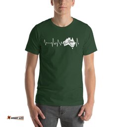 t shirt australia map t shirt heartbeat ver02 unisex