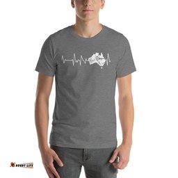 t shirt australia map t shirt heartbeat ver02 unisex