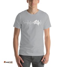 t shirt australia map t shirt heartbeat ver02 unisex