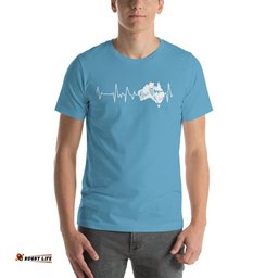 t shirt australia map t shirt heartbeat ver02 unisex