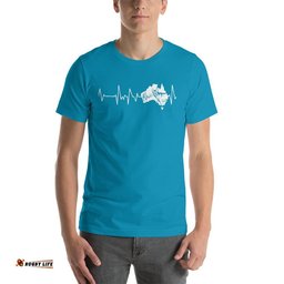 t shirt australia map t shirt heartbeat ver02 unisex