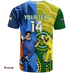 custom australia and india cricket t shirt 2023 world cup final together