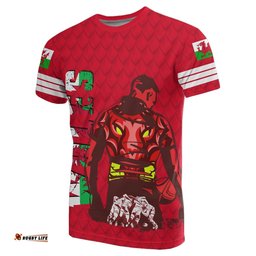 wales flag t shirt rugby winner