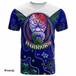 warriors rugby t shirt custom warriors aboriginal dot art vector painting with turtle t shirt 0