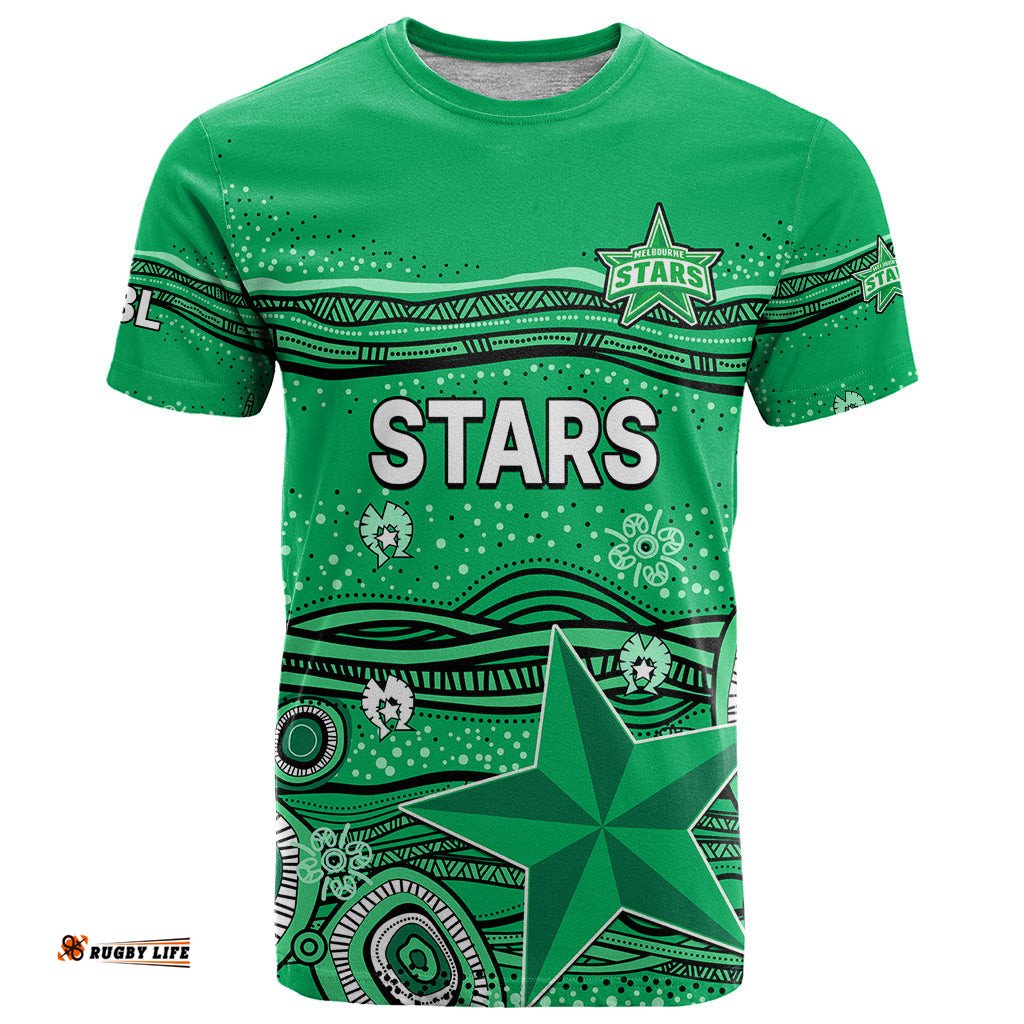 australia stars cricket t shirt indigenous