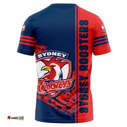 sydney roosters t shirt quarter style nrl 0