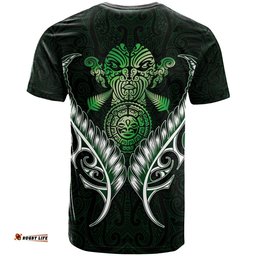 new zealand silver fern t shirt green
