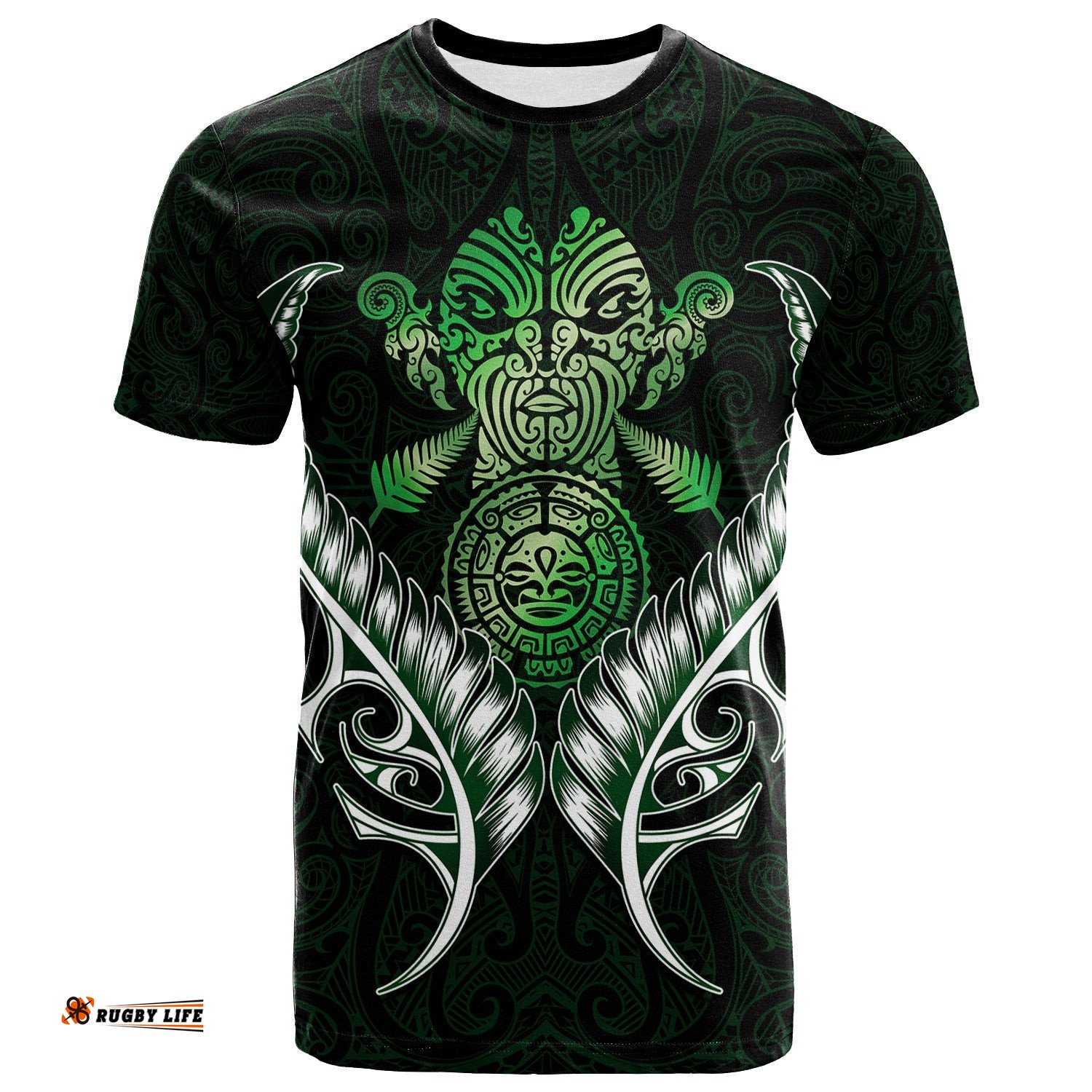 new zealand silver fern t shirt green