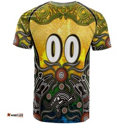 australian rugby sevens mens squad t shirt custom australia coat of arms aboriginal culture personalised player and number t shirt