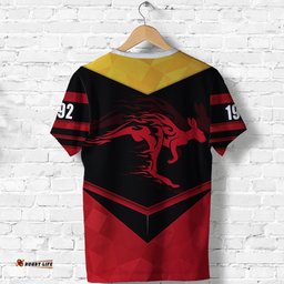 wa reds t shirt red kangaroos