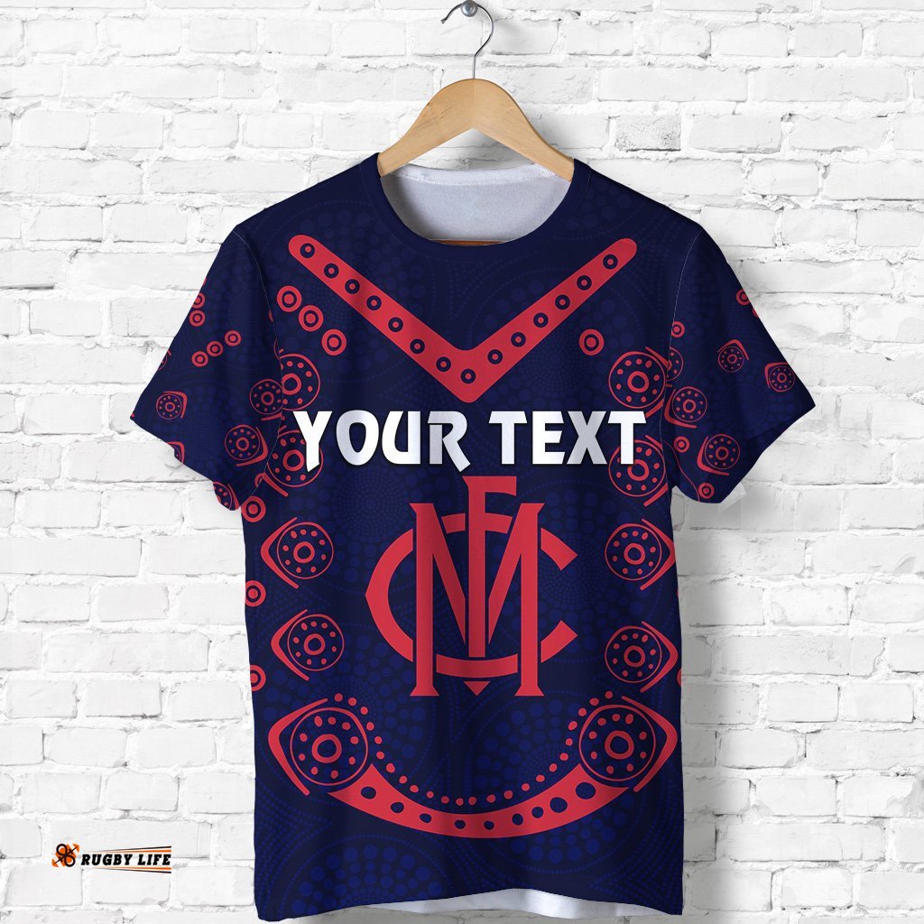 custom personalised melbourne demons indigenous t shirt football