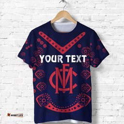 custom personalised melbourne demons indigenous t shirt football